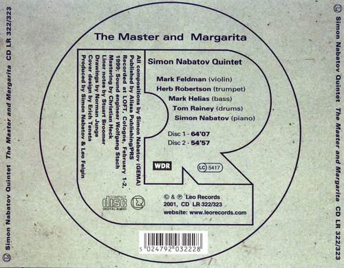 Simon Nabatov Quintet - The Master and Margarita (2001)