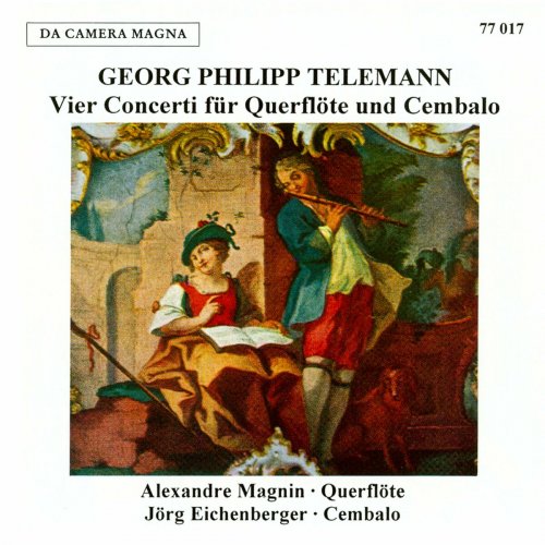 Alexandre Magnin - Telemann: 4 Concertos for Flute & Harpsichord (2025)