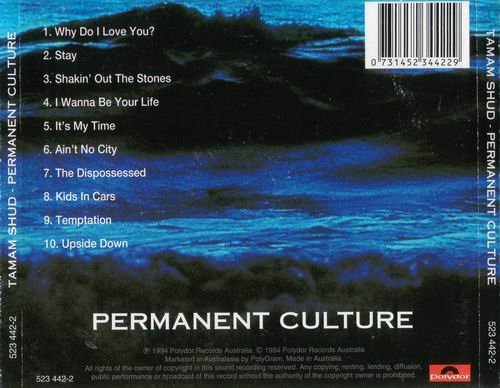 Tamam Shud - Permanent Culture (1994)