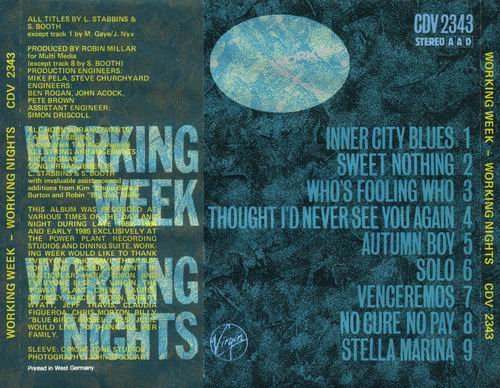 Working Week - Working Nights (1985) CD Rip