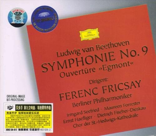 Ferenc Fricsay, Berliner Philharmoniker, Choir of St. Hedwig's Cathedral - Beethoven: Symphony No.9, Overture "Egmont" (2010) CD-Rip