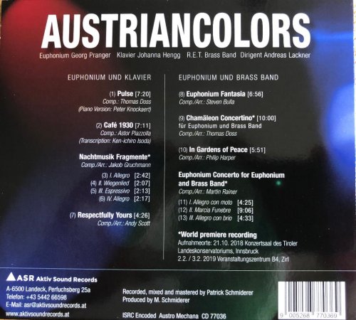 Georg Pranger - Austrian Colors (2019) Hi-Res