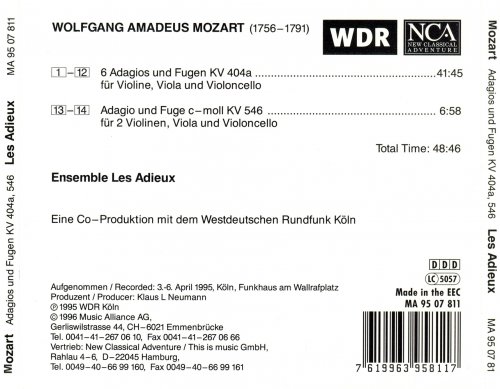 Les Adieux - Mozart: 6 Adagios und Fugen KV 404a / Adagio und Fuge c-moll KV 546 (1995) CD-Rip