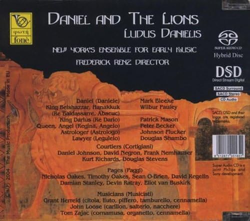 New York's Ensemble for Early Music - Daniel and the Lions - Ludus Danielis (2004) [SACD]