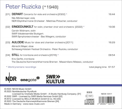 Various Artists - Peter Ruzicka: Orchestral Works, Vol. 5 (2025)