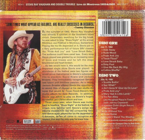 Stevie Ray Vaughan & Double Trouble - Live At Montreux 1982 & 1985 (2001) CD-Rip