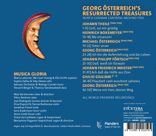 Musica Gloria, Beniamino Paganini & Nele Vertommen - Georg Österreich's Resurrected Treasures (2025) Hi-Res