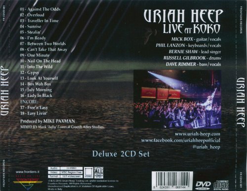 Uriah Heep - Live At Koko (2015) [2CD]