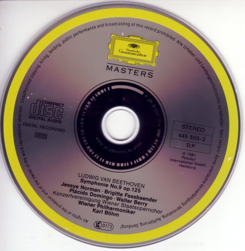 Karl Böhm, Konzertvereinigung Wiener Staatsopernchor, Vienna Philharmonic Orchestra - Beethoven: Symphony No. 9 "Choral" (1995) CD-Rip