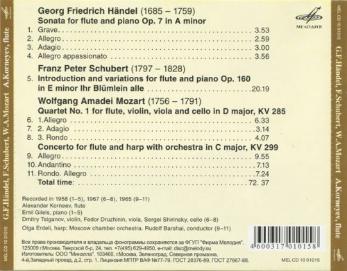 Alexander Korneev - Handel, Schubert, Mozart (2006) CD-Rip