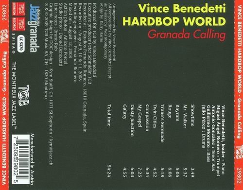 Vince Benedetti Hardbop World - Granada Calling (2009)