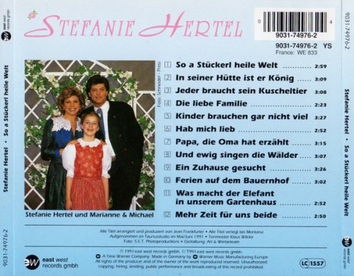 Stefanie Hertel - So a Stückerl Heile Welt (1991) CD-Rip