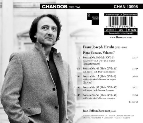 Jean-Efflam Bavouzet - Haydn: Piano Sonatas, Vol. 7 (2018) CD-Rip