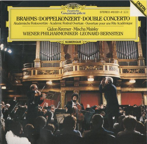 Gidon Kremer, Mischa Maisky, Wiener Philharmoniker, Leonard Bernstein - Brahms: Double Concerto (1984) CD-Rip