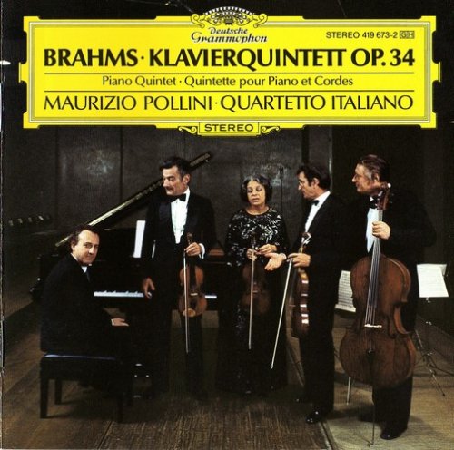 Maurizio Pollini, Quartetto Italiano - Brahms: Klavierquintett Op. 34 (1986) CD-Rip