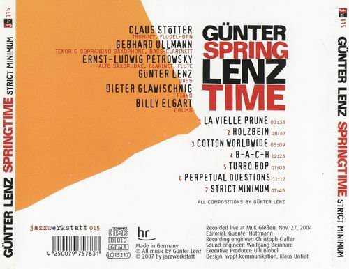 Gunter Lenz Springtime - Strict Minimum (2007)