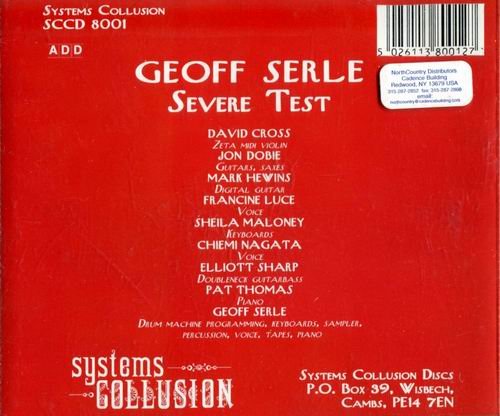 Geoff Serle - Severe Test (1993)