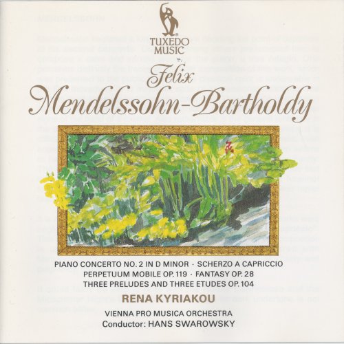 Rena Kyriakou, Hans Swarowsky Vienna Pro Musica Orchestra - Mendelssohn: Piano Concerto No. 2 in D Minor, Op. 40 (2013)