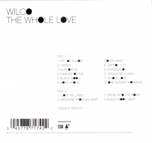 Wilco - The Whole Love (2CD Deluxe Edition) (2011) CD-Rip