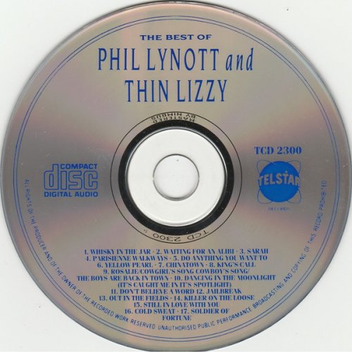 Phil Lynott And Thin Lizzy - The Best Of: Soldier Of Fortun (1987)