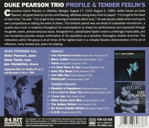 Duke Pearson - Profile & Tender Feelin's (2011) CD Rip