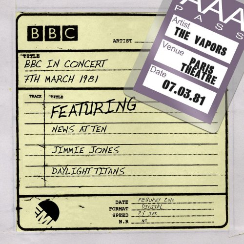 The Vapors - BBC In Concert (7th March 1981) (2010)