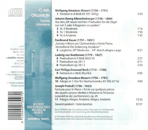 Thomas Schmögner - Claviorganum (2014) CD-Rip