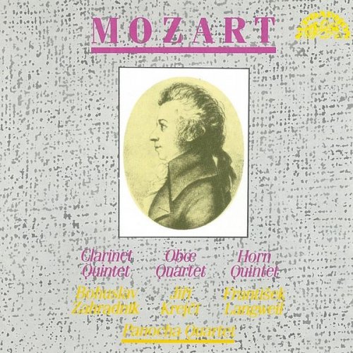 Bohuslav Zahradník, Jiri Krejci, František Langweil, Panocha Quartet - Mozart: Quintet in A Major, Quartet in F Major, Quintet in E Flat Major (1991)