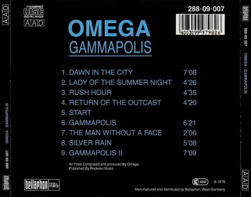 Omega - Gammapolis (1991) CD-Rip