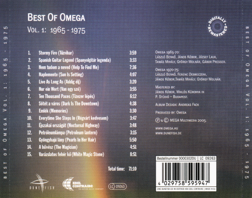 Omega - Best of Omega Vol.1: 1965-1975 (2005) CD-Rip