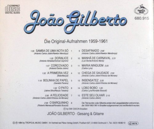 Joao Gilberto - Bossa Nova Jubileu (1986)