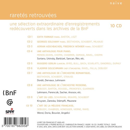 Les Collections Sonores - Vol.2: Raretes Rettrouvees (10 CD Box-Set) (2024)