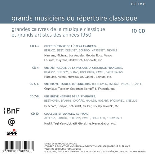 Les Collections Sonores - Vol.1: Grands Musiciens du Repertoire Classique (10 CD Box-Set) (2024)