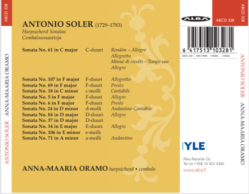 Anna-Maaria Oramo - Soler: Harpsichord Sonatas (2011)