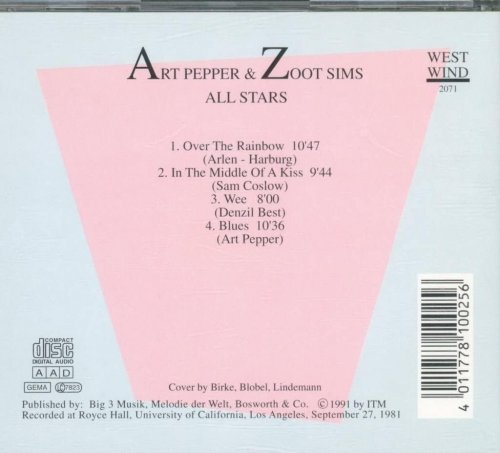 Art Pepper & Zoot Sims - Art & Zoot (1991)