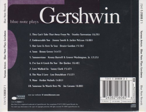 Various - Blue Note Plays Gershwin (1999)