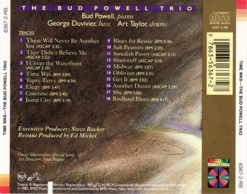 The Bud Powell Trio - Time Was (1987)