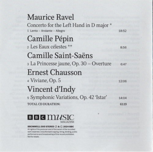 VA - Ravel: Concerto for the Left Hand - BBC Music Magazine vol.33 no.6 (2025)