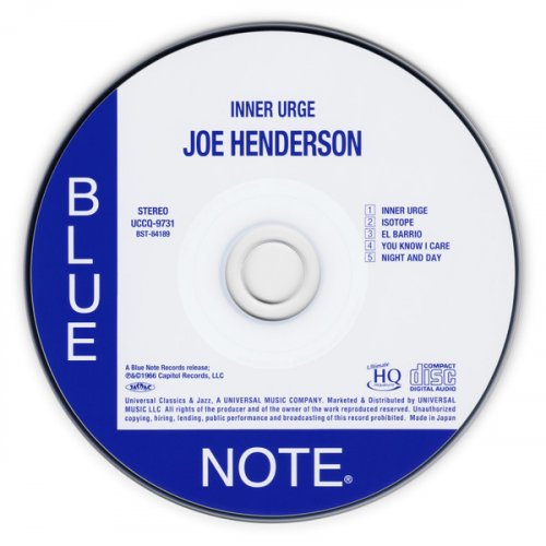 Joe Henderson - Inner Urge (1964) [2024 ブルーノート@85]