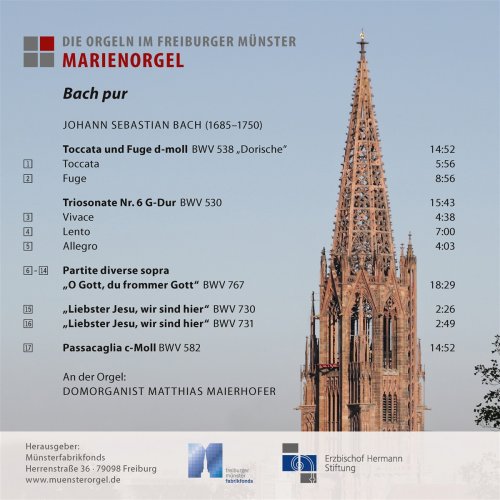 Matthias Maierhofer - Die Orgeln im Freiburger Münster: Marienorgel - Bach pur (2025) [Hi-Res]