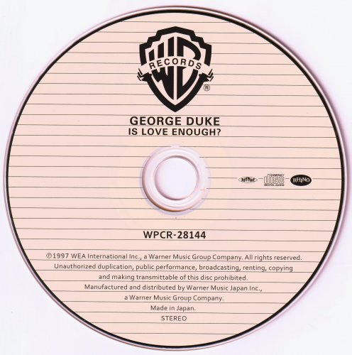 George Duke - Is Love Enough? (1997) [2014 Fusion Best Collection 1000]