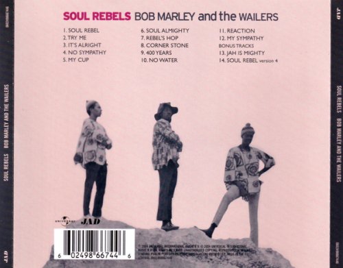 Bob Marley & The Wailers - Soul Rebels (Remastered 2004)