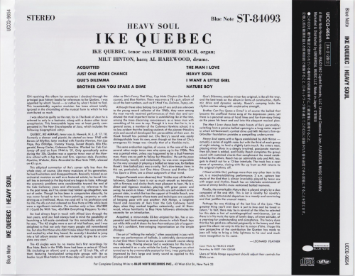 Ike Quebec - Heavy Soul (2024 Japan Edition)