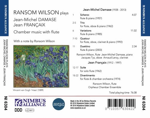 Ransom Wilson, Jean-Michel Damase - Damase & Françaix: Chamber Music with Flute (2016)