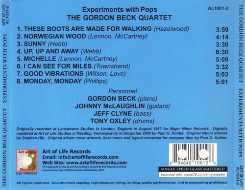 The Gordon Beck Quartet - Experiments With Pops (1968)