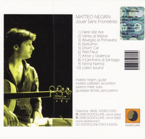 Matteo Negrin - Jouer Sans Frontières (2008) FLAC