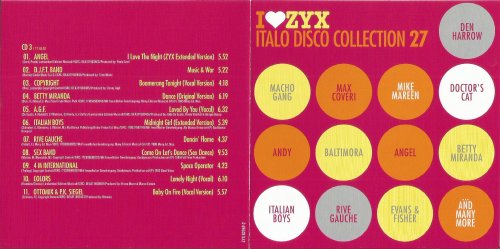 VA - I Love ZYX Italo Disco Collection 27 (2019)