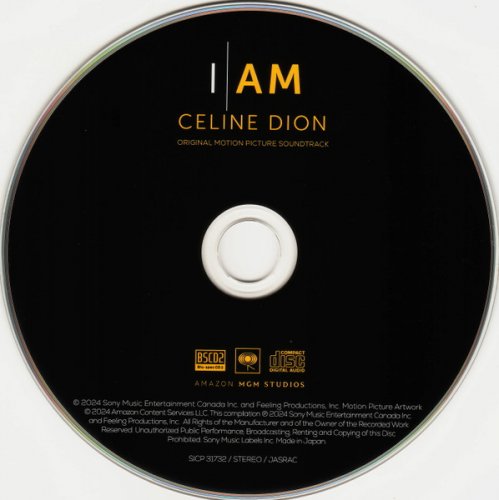 Celine Dion - I AM: CELINE DION (Original Motion Picture Soundtrack) (Blu-spec CD2) (2024)