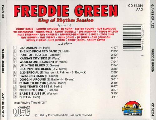 Freddie Green - King Of Rhyithm Session (1996)