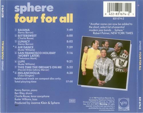 Sphere - Four For All (1987)